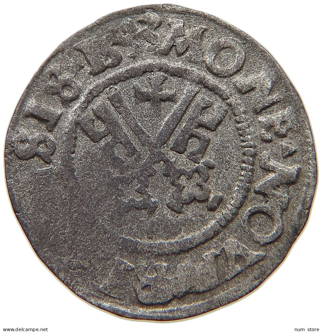 LIVONIA ORDEN SCHILLING 1532 Walter II. V.Plettenberg, 1494-1535 #t107 0471 - Lithuania