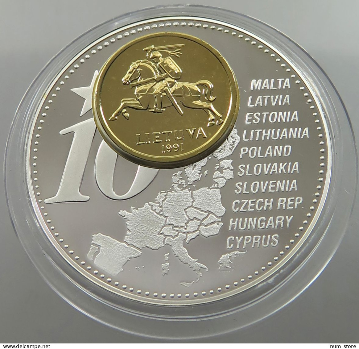 LITHUANIA MEDAL 2006 THE FORTHCOMING NEW EURO COUNTRIES #sm06 0869 - Lituanie