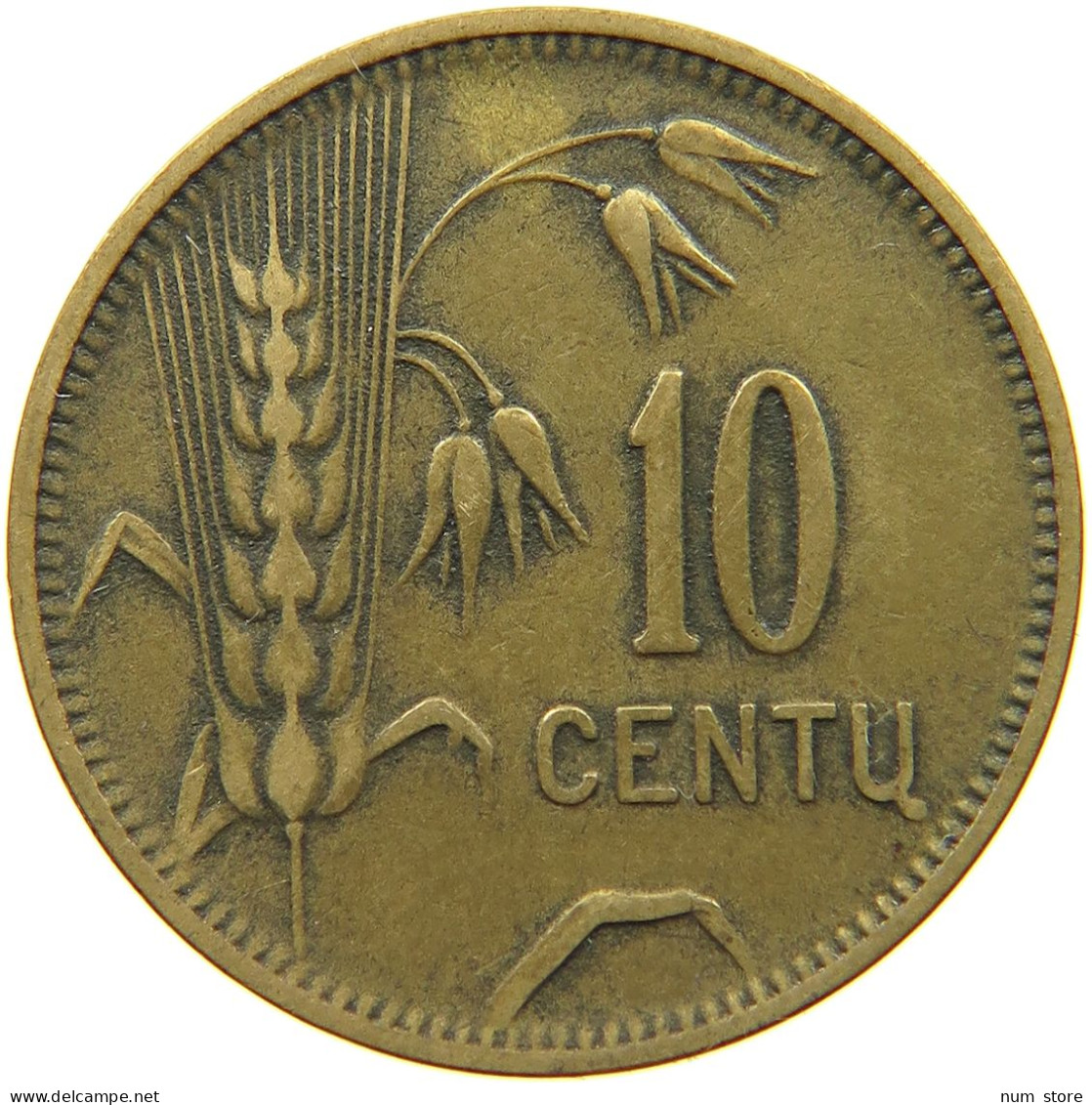 LITHUANIA 10 CENTU 1925  #s041 0105 - Lituanie