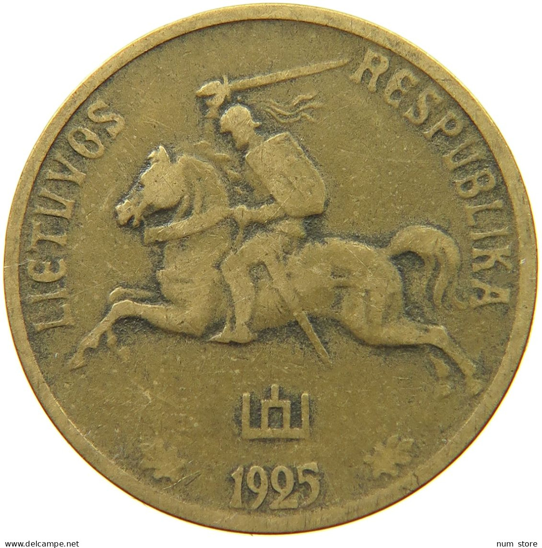 LITHUANIA 10 CENTU 1925  #s041 0105 - Lituanie