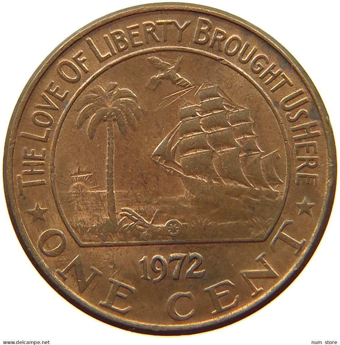 LIBERIA CENT 1972  #s067 0437 - Liberia