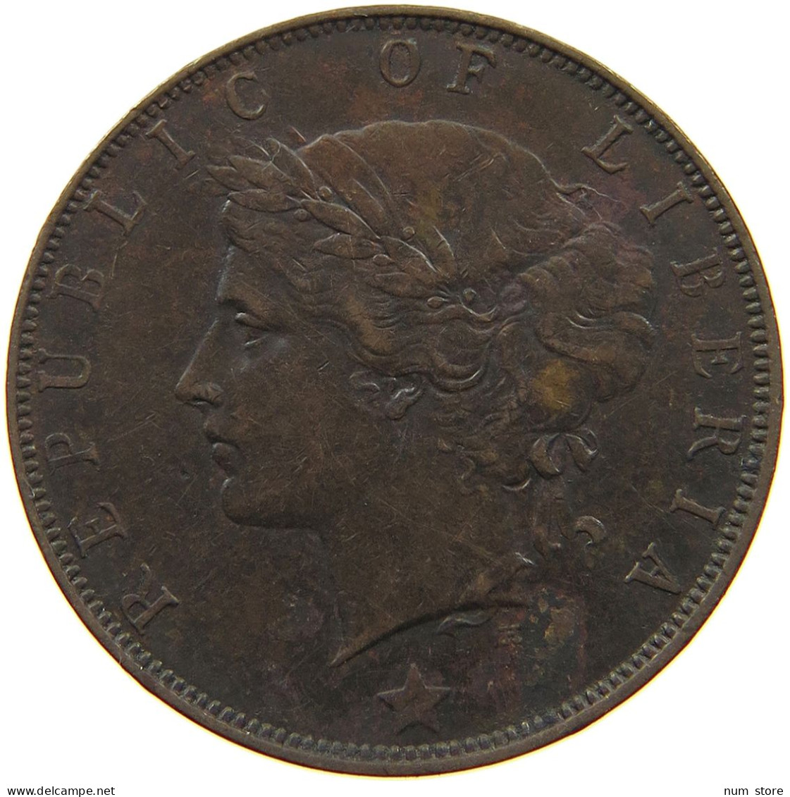 LIBERIA CENT 1896  #t085 0057 - Liberia