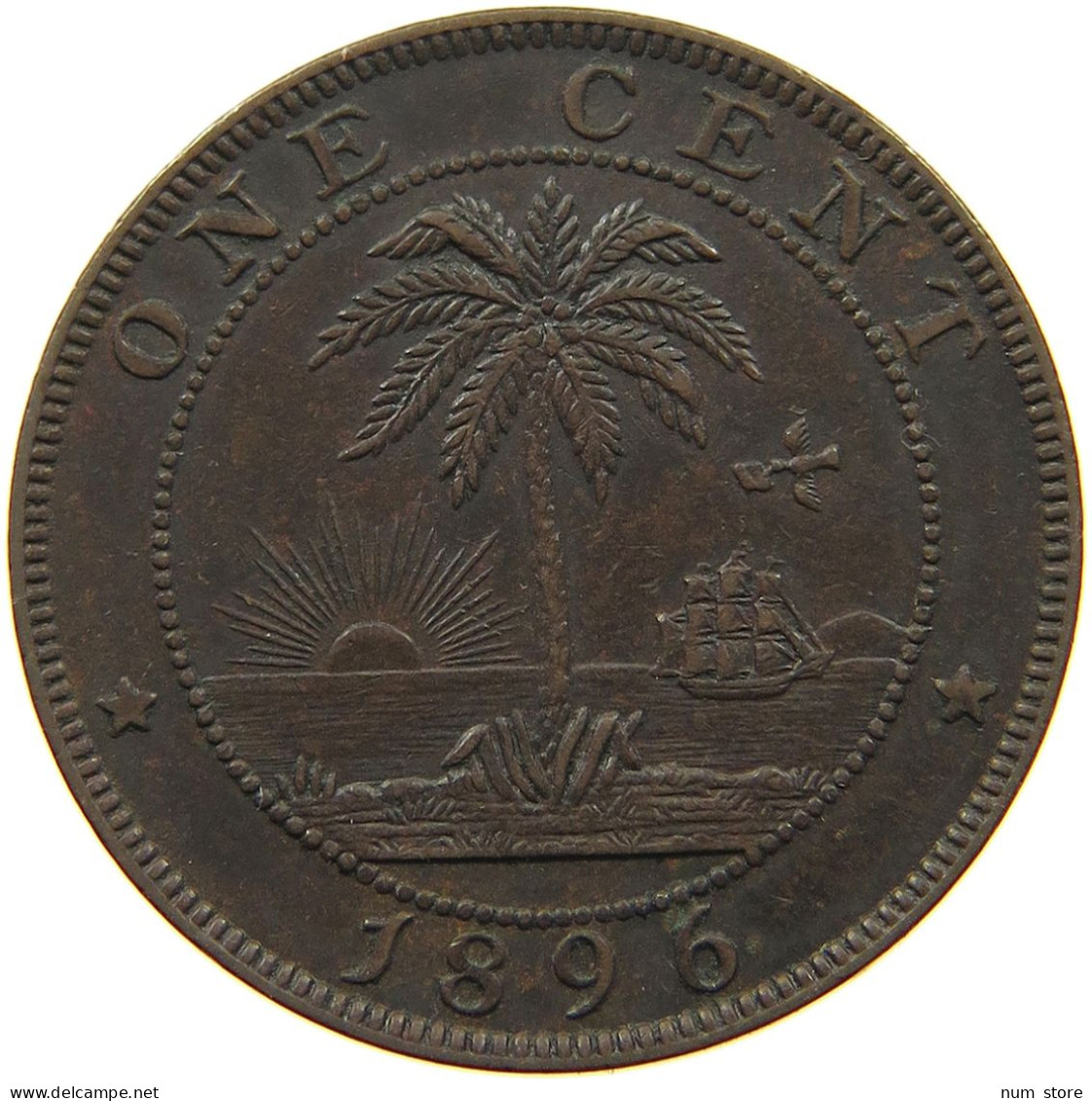 LIBERIA CENT 1896  #t085 0057 - Liberia
