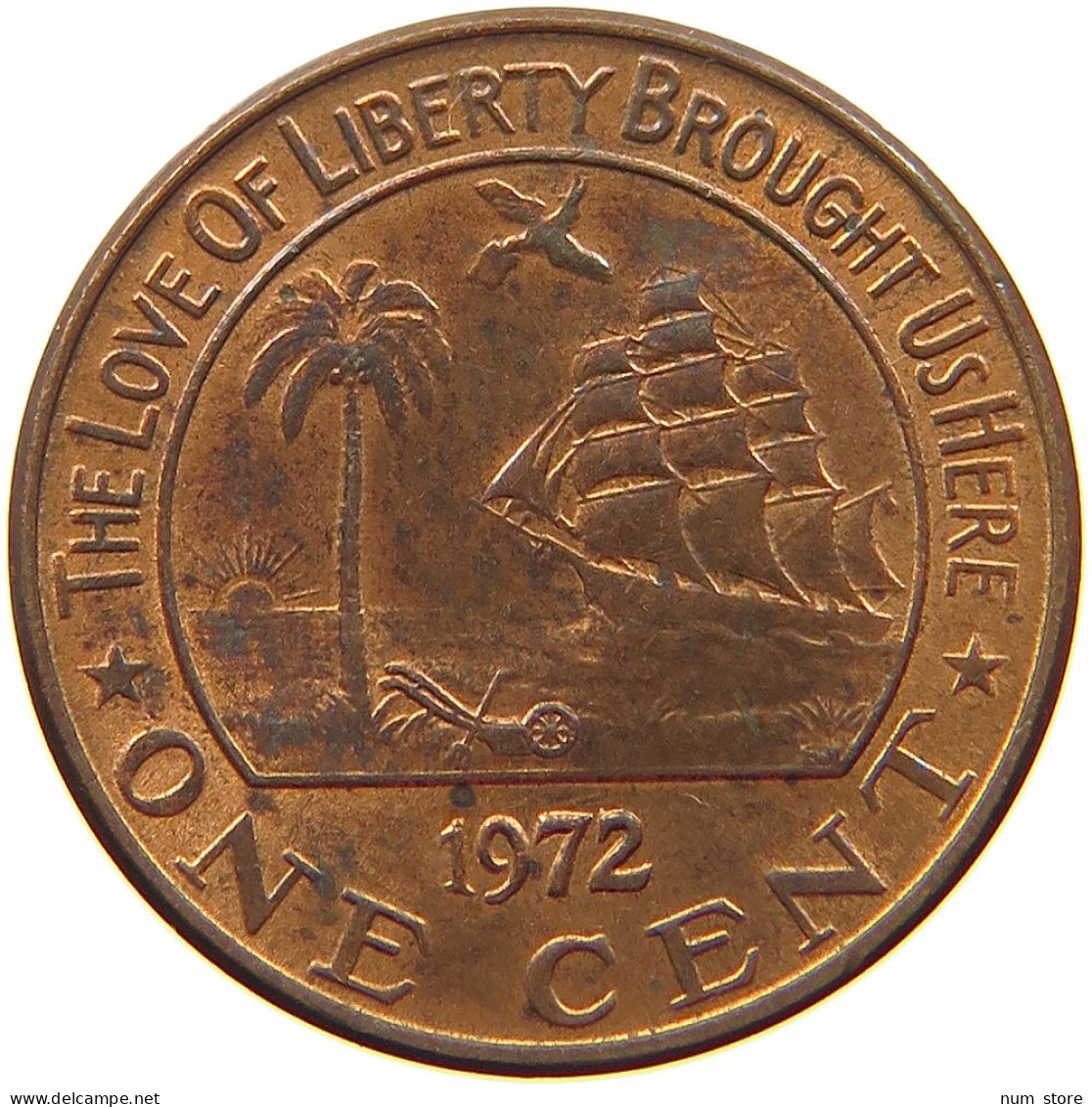 LIBERIA CENT 1972  #s067 0439 - Liberia