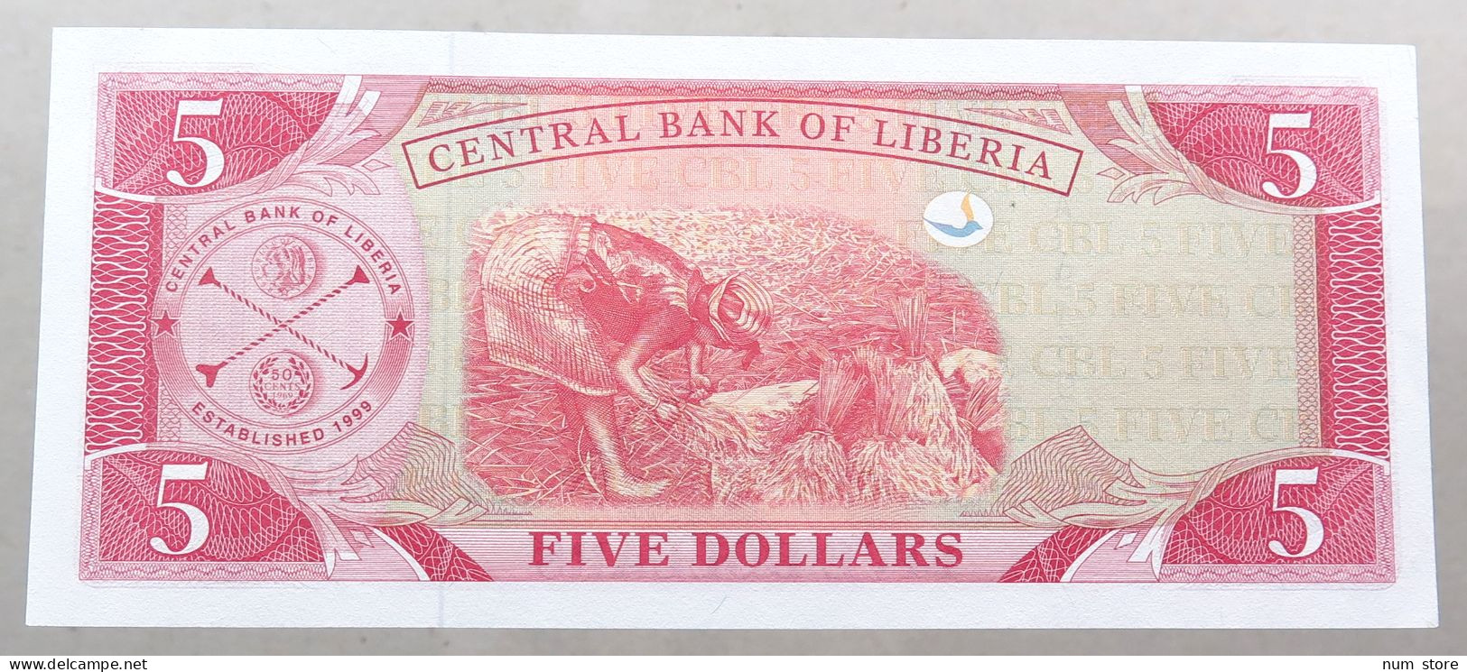 LIBERIA 5 DOLLARS 2003  #alb049 1545 - Liberia