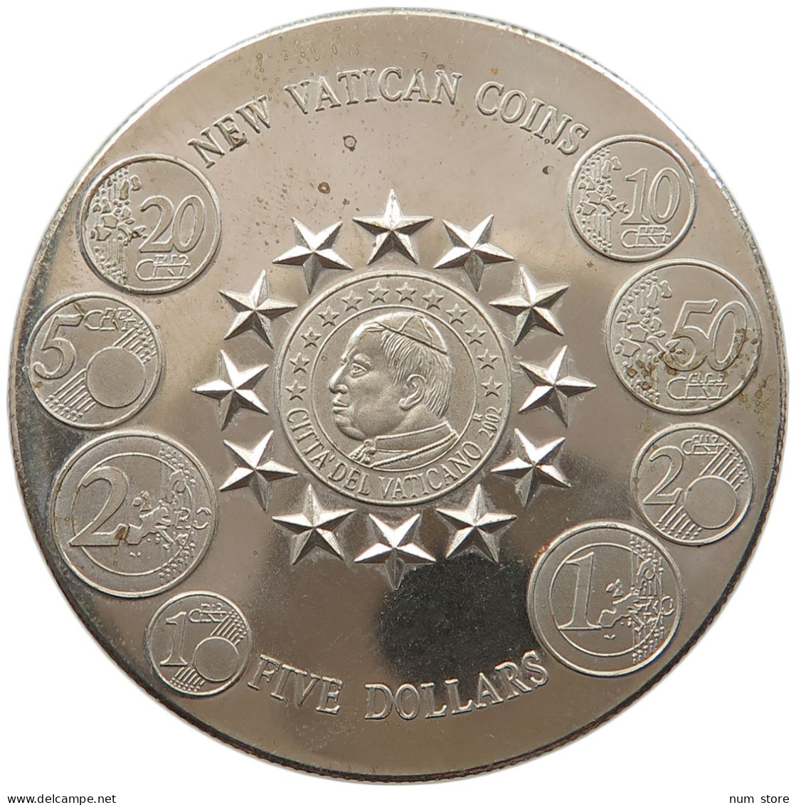 LIBERIA 5 DOLLARS 2004  #s030 0215 - Liberia