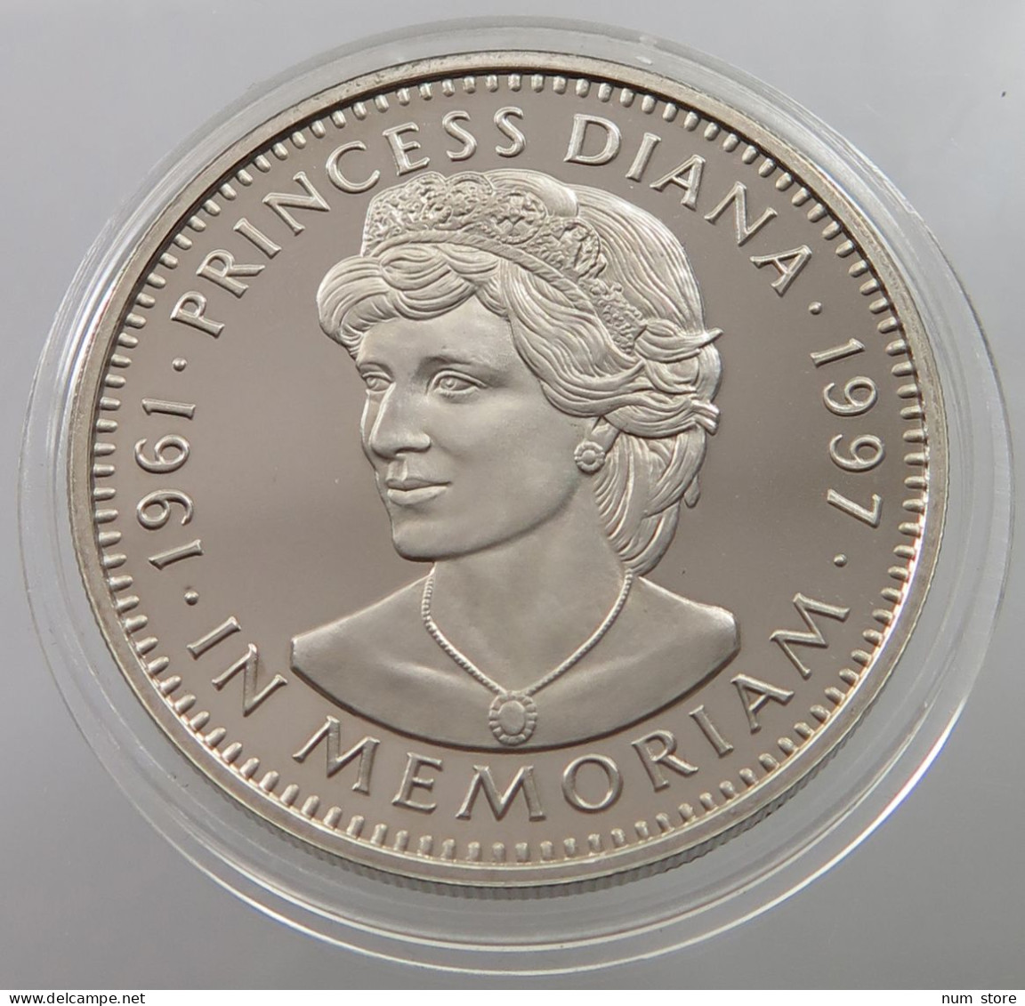 LIBERIA 5 DOLLARS 1997 DIANA #alb023 0051 - Liberia