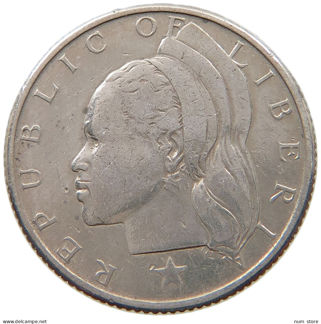 LIBERIA 25 CENTS 1960  #a032 0857 - Liberia