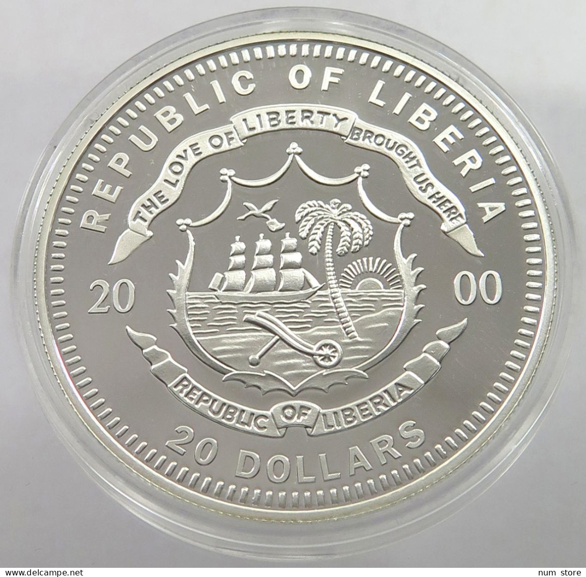 LIBERIA 20 DOLLARS 2000 TRUMAN #alb038 0383 - Liberia