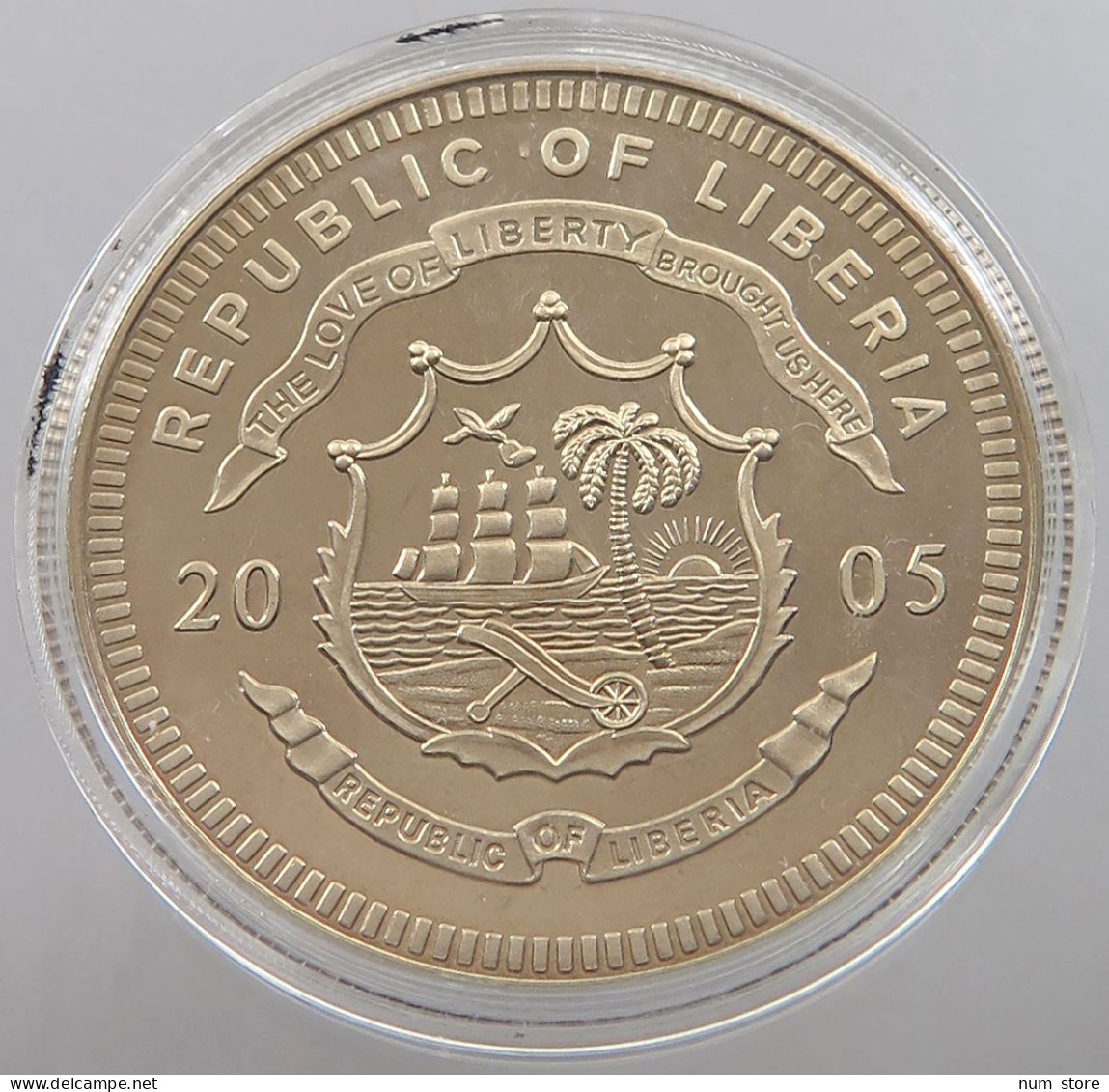 LIBERIA 10 DOLLARS 2005 JOHN PAUL II. 1978-2005 #sm06 0391 - Liberia