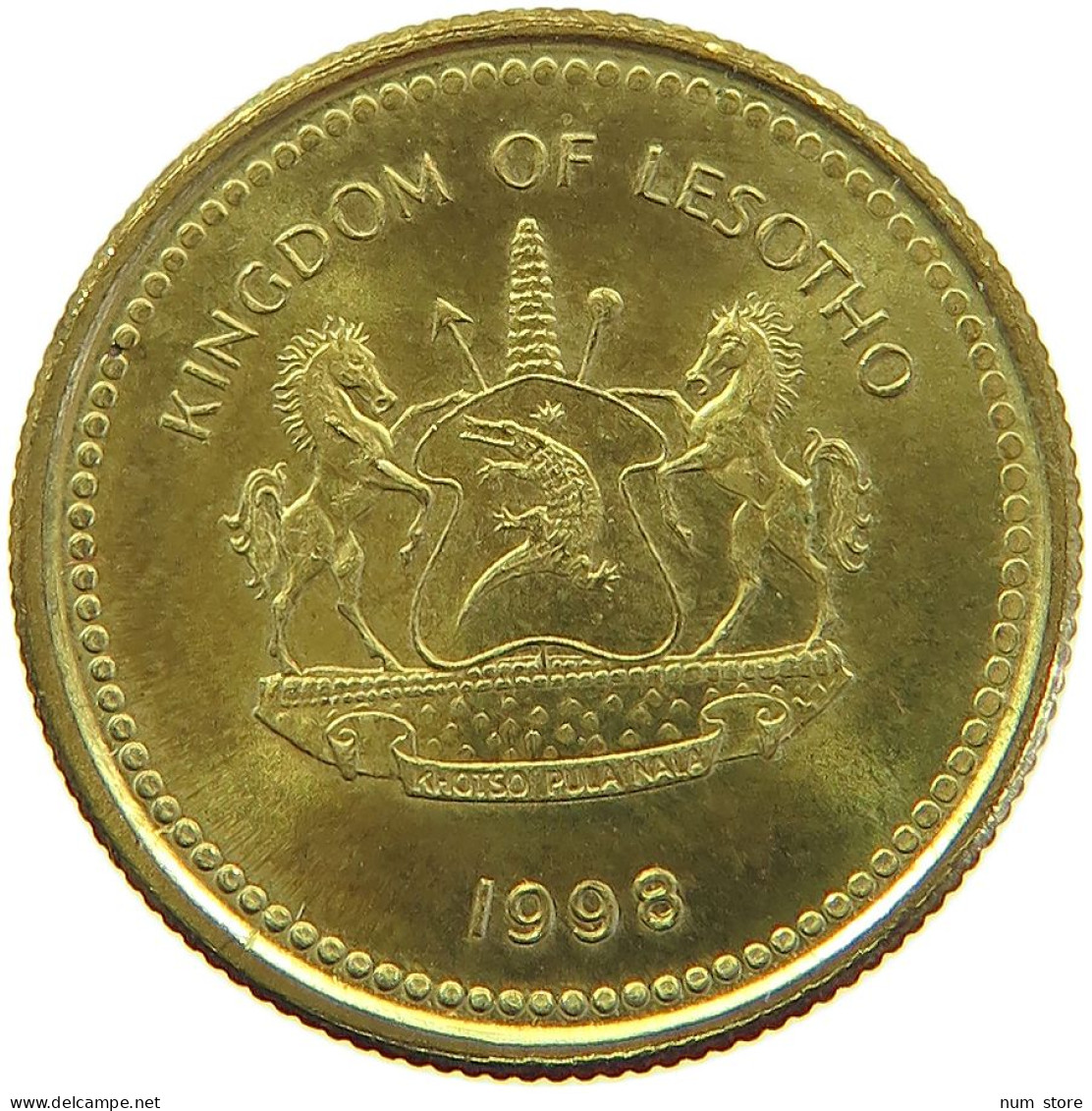 LESOTHO 10 LISENTE 1998  #s022 0223 - Lesotho