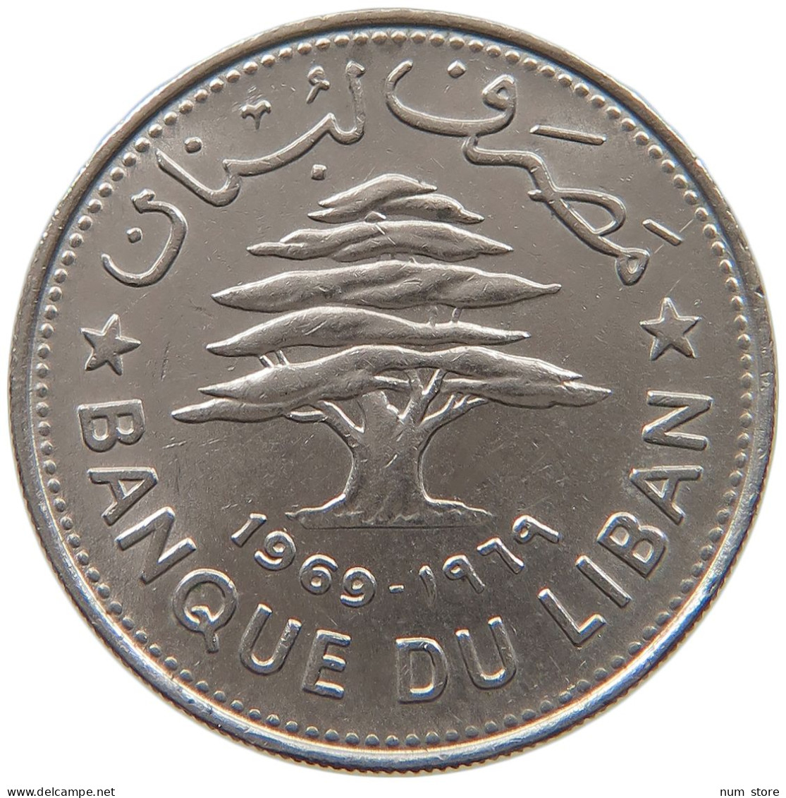 LEBANON 50 PIASTRES 1969  #a079 0391 - Líbano