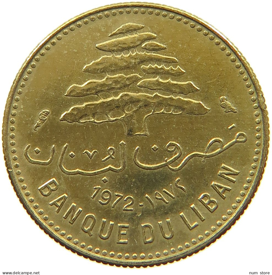 LEBANON 5 PIASTRES 1972  #a047 0537 - Liban