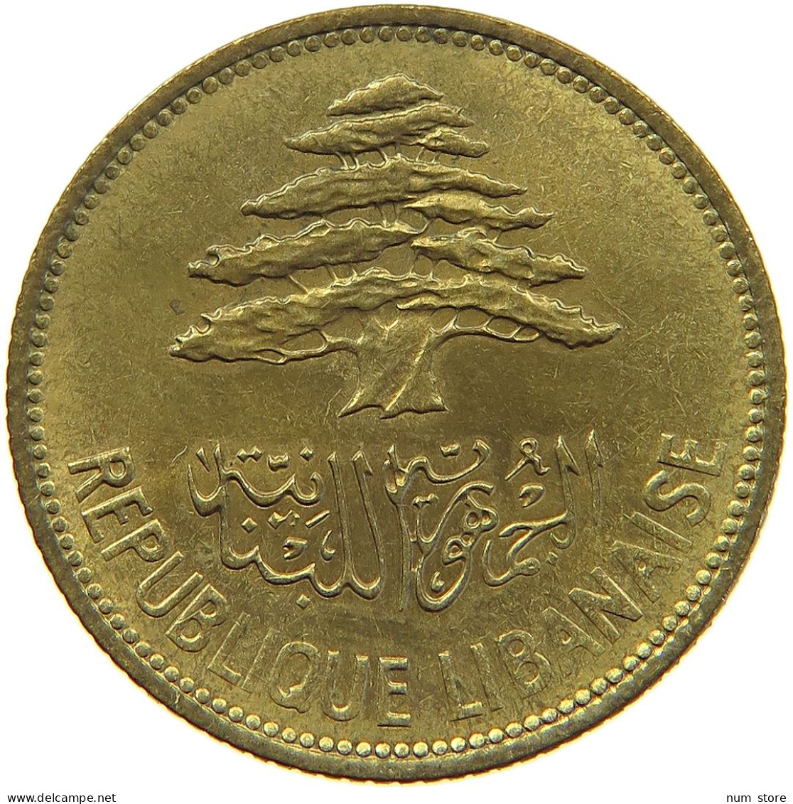 LEBANON 25 PIASTRES 1961  #s014 0311 - Liban