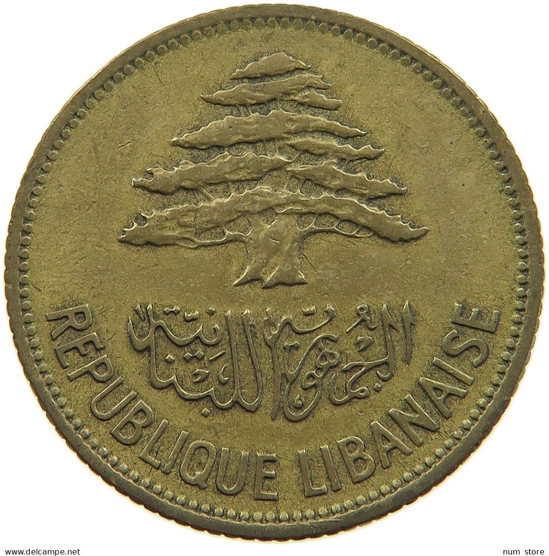 LEBANON 25 PIASTRES 1961  #c080 0197 - Lebanon