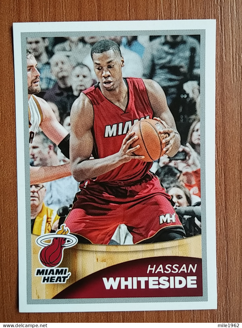 ST 20 - NBA SEASONS 2015-16, Sticker, Autocollant, PANINI, No 174 Hassan Whiteside Miami Heat - Books