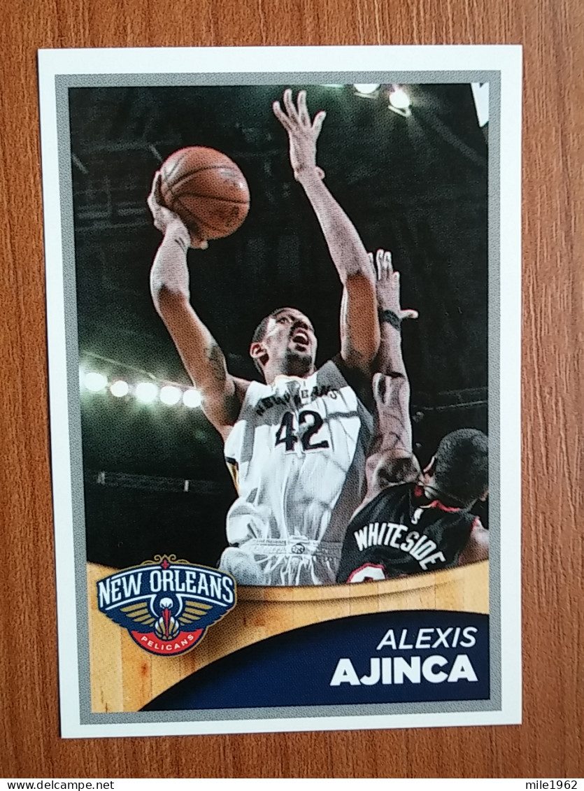 ST 21 - NBA SEASONS 2015-16, Sticker, Autocollant, PANINI, No 252 Alexis Ajinca New Orleans Pelicans - Livres