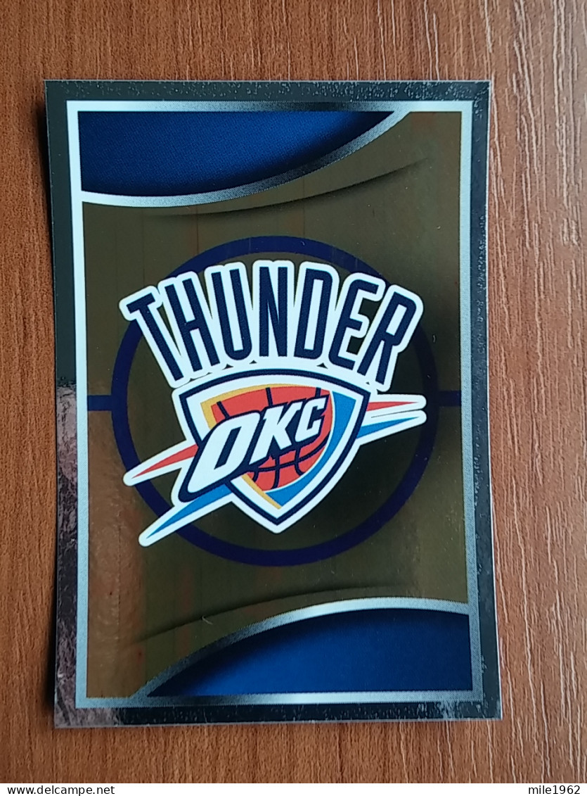 ST 21 - NBA SEASONS 2015-16, Sticker, Autocollant, PANINI, No 295 Team Logo Oklahoma City Thunder - Libros