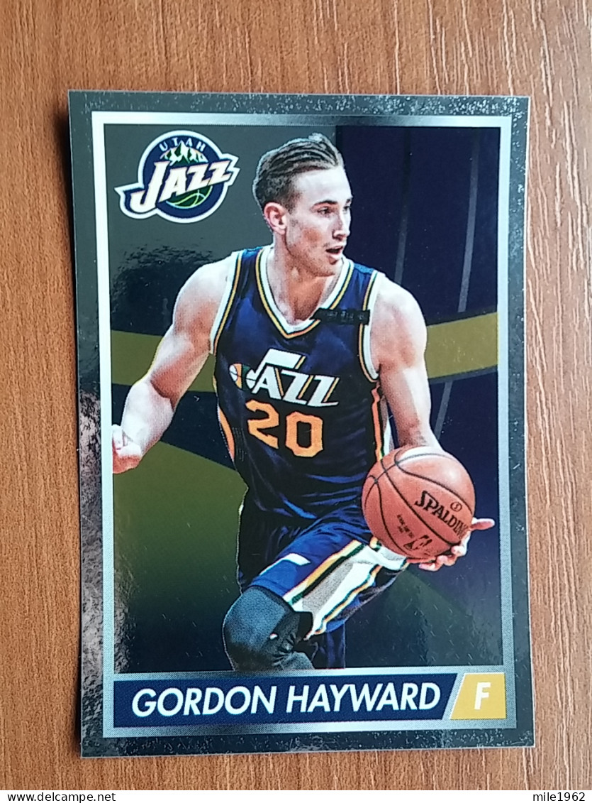 ST 21 - NBA SEASONS 2015-16, Sticker, Autocollant, PANINI, No 323 Gordon Hayward Utah Jazz - Libri