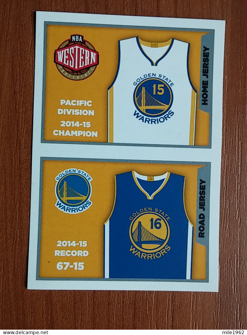 ST 21 - NBA SEASONS 2015-16, Sticker, Autocollant, PANINI, No 339 Home Jersey Golden State Warriors - Books