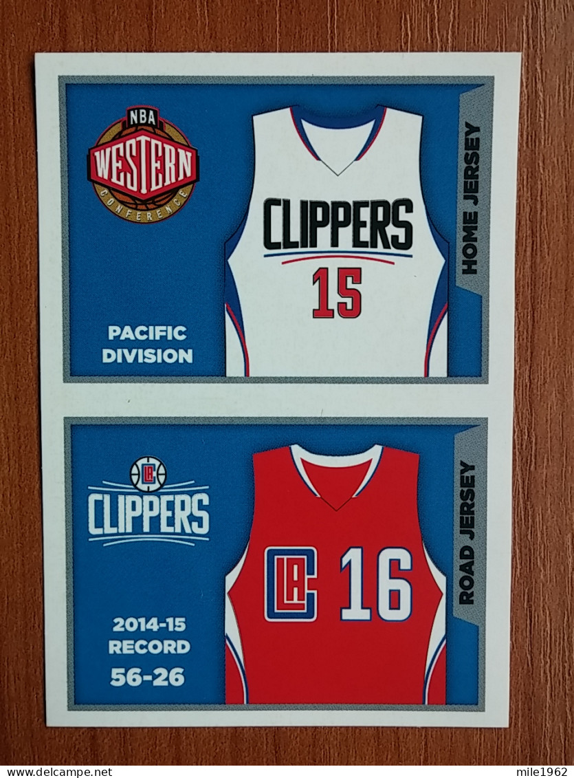 ST 22 - NBA SEASONS 2015-16, Sticker, Autocollant, PANINI, No 352 Home Jersey Los Angeles Clippers - Boeken