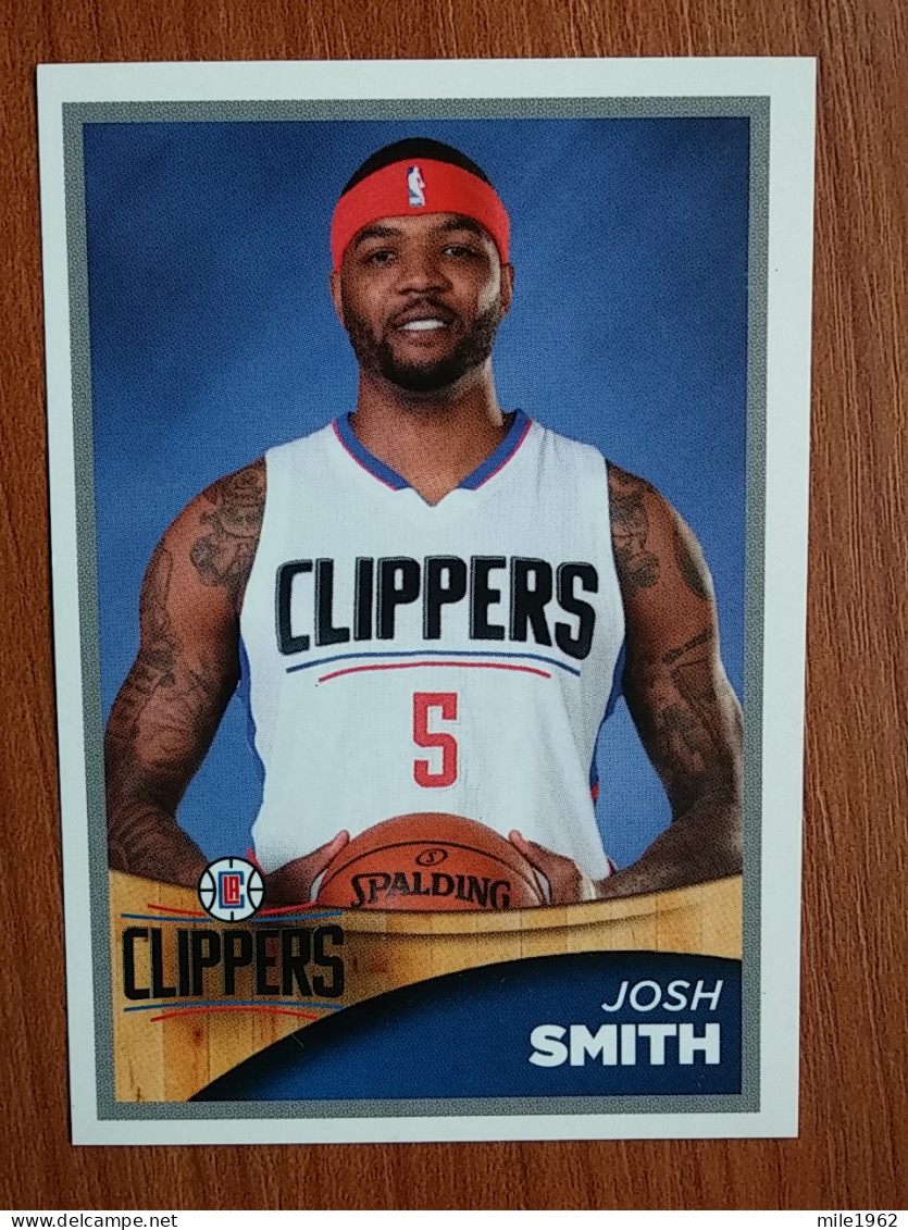 ST 22 - NBA SEASONS 2015-16, Sticker, Autocollant, PANINI, No 358 Josh Smith Los Angeles Clippers - Livres