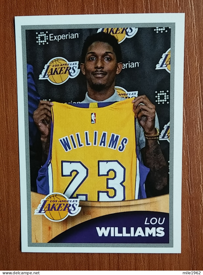 ST 22 - NBA SEASONS 2015-16, Sticker, Autocollant, PANINI, No 369 Lou Williams Los Angeles Lakers - Libri