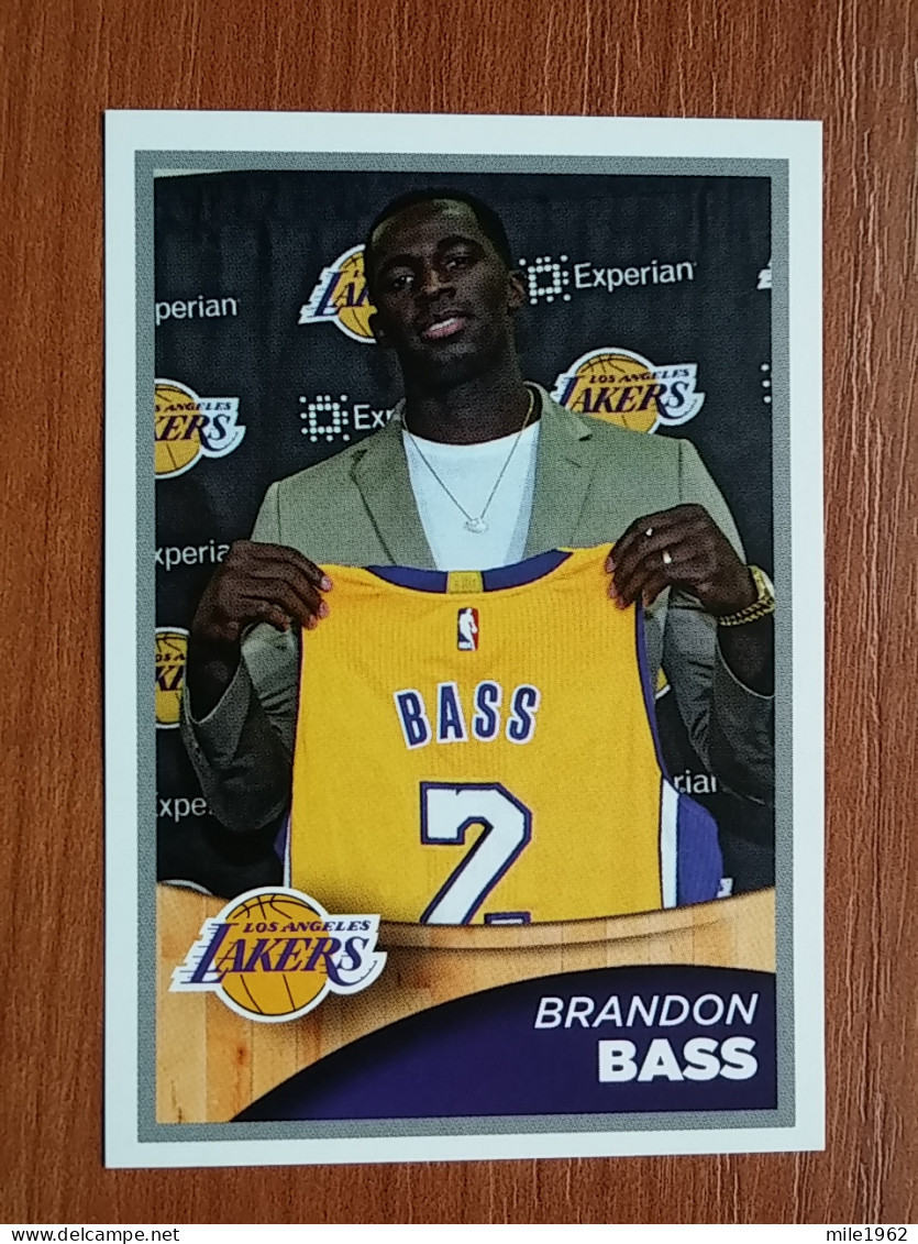 ST 22 - NBA SEASONS 2015-16, Sticker, Autocollant, PANINI, No 371 Brandon Bass Los Angeles Lakers - Books