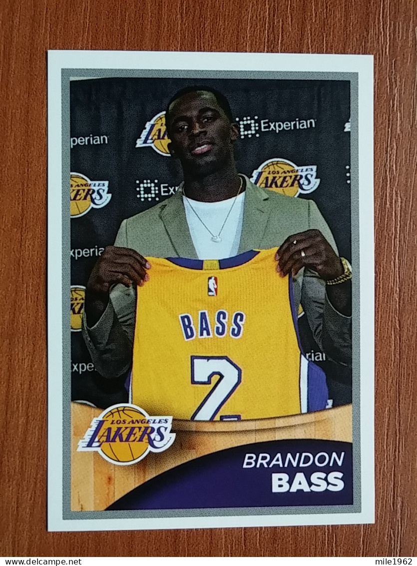 ST 22 - NBA SEASONS 2015-16, Sticker, Autocollant, PANINI, No 371 Brandon Bass Los Angeles Lakers - Libros