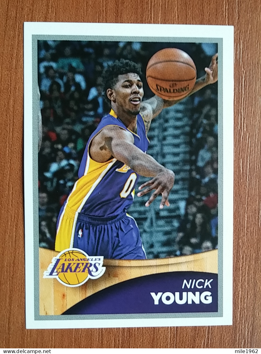 ST 22 - NBA SEASONS 2015-16, Sticker, Autocollant, PANINI, No 372 Nick Young Los Angeles Lakers - Books