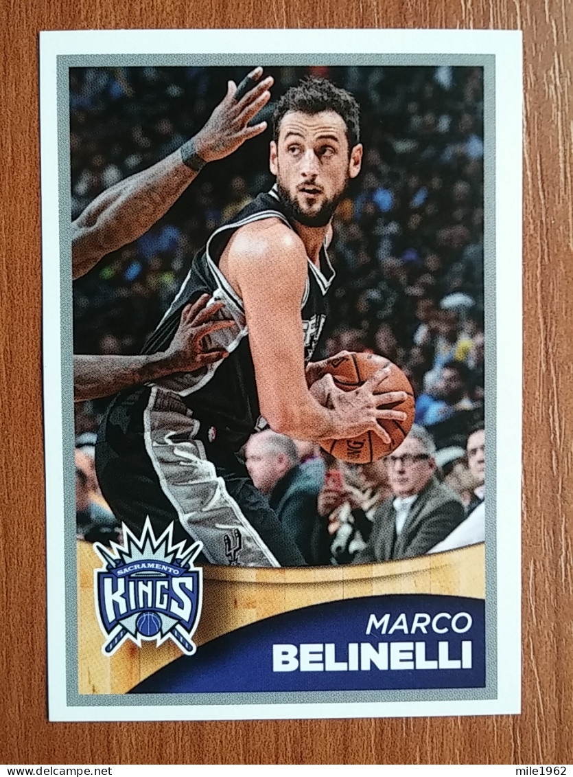 ST 22 - NBA SEASONS 2015-16, Sticker, Autocollant, PANINI, No 397 Marco Belinelli Sacramento Kings - Libros