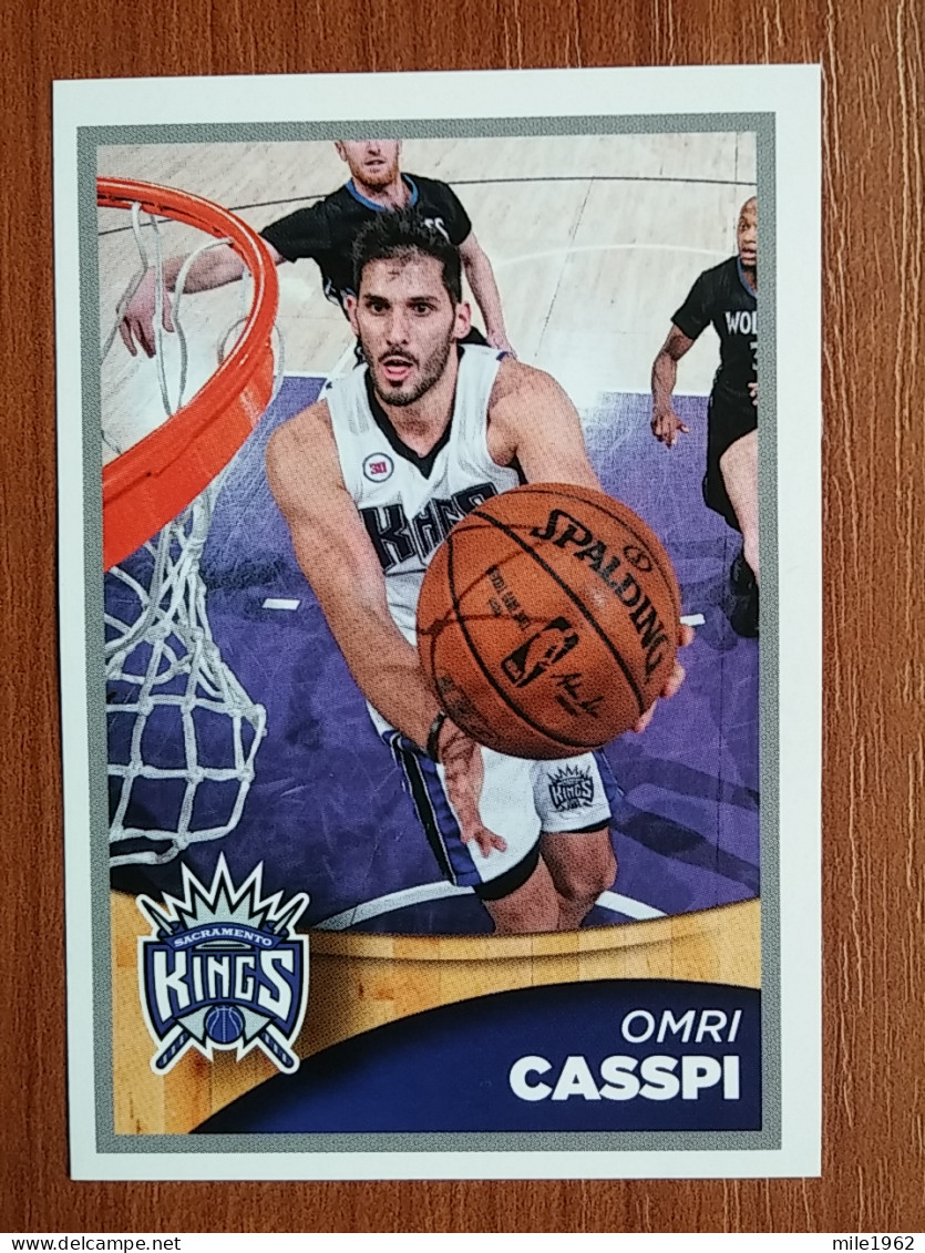 ST 22 - NBA SEASONS 2015-16, Sticker, Autocollant, PANINI, No 398 Omri Casspi Sacramento Kings - Livres
