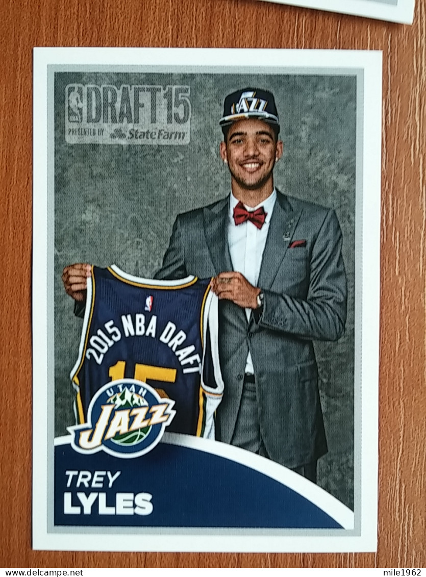 ST 22 - NBA SEASONS 2015-16, Sticker, Autocollant, PANINI, No 399 Trey Lyles 2015 NBA Draft - Books