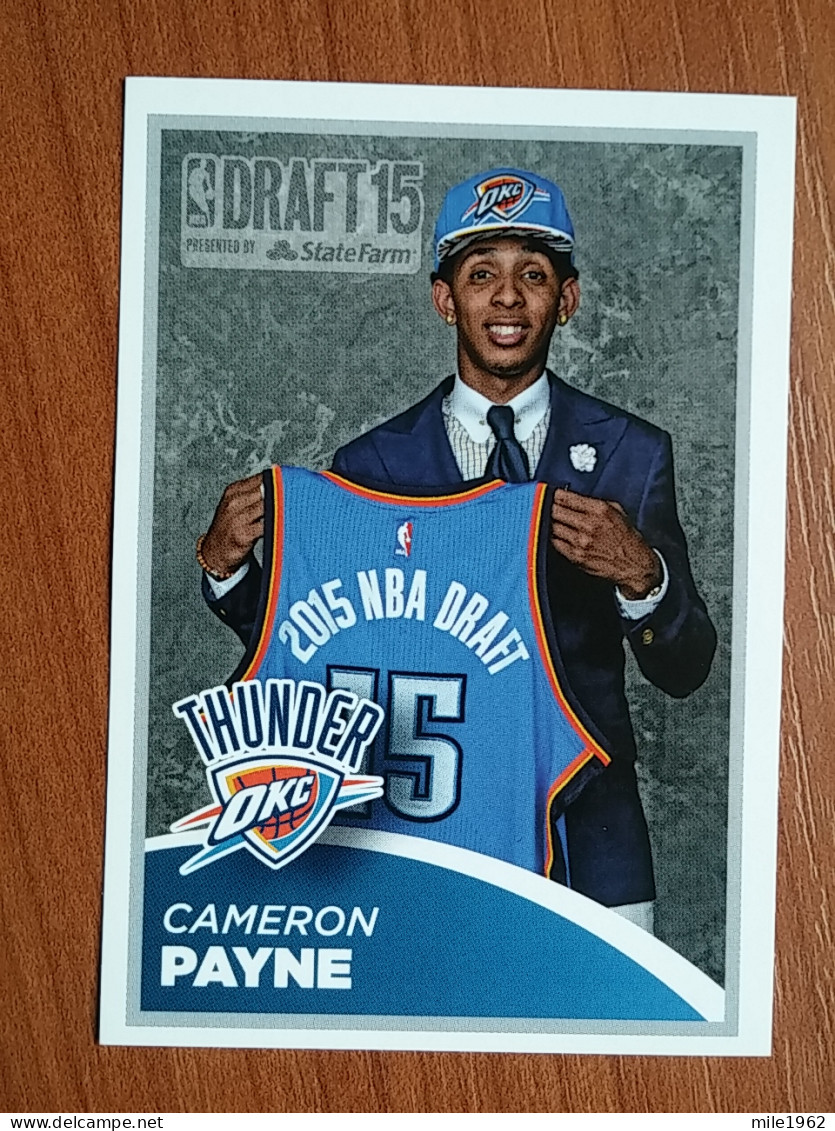 ST 22 - NBA SEASONS 2015-16, Sticker, Autocollant, PANINI, No 401 Cameron Payne 2015 NBA Draft - Libros