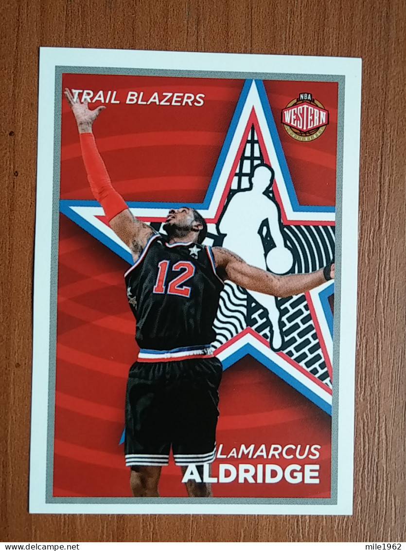 ST 23 - NBA SEASONS 2015-16, Sticker, Autocollant, PANINI, No 411 Lamarcus Aldridge - Libros