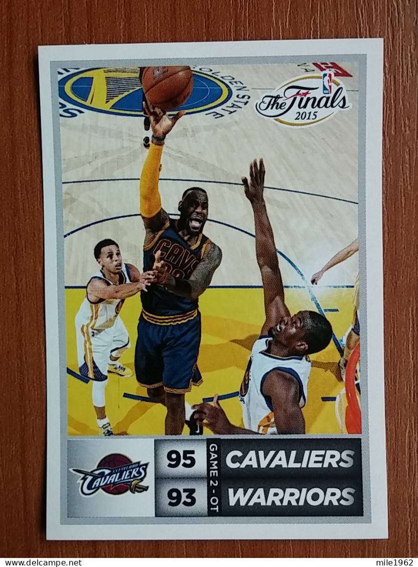 ST 23 - NBA SEASONS 2015-16, Sticker, Autocollant, PANINI, No 438 2015 NBA Finals - Livres