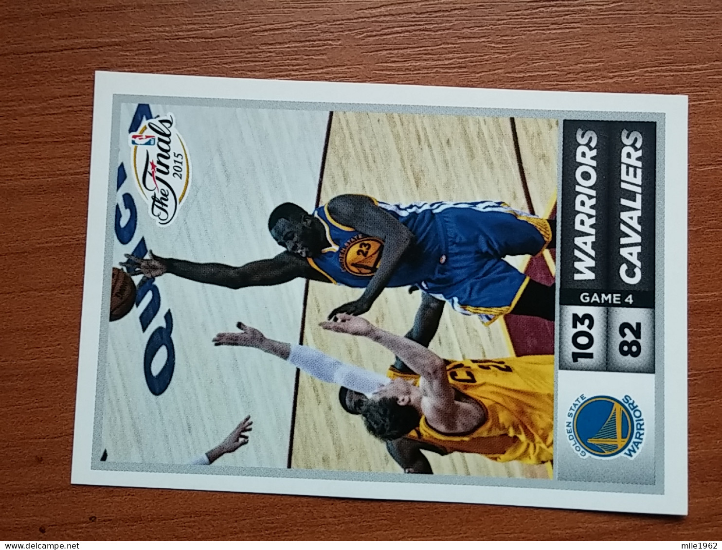 ST 24 - NBA SEASONS 2015-16, Sticker, Autocollant, PANINI, No 440 2015 NBA Finals - Livres