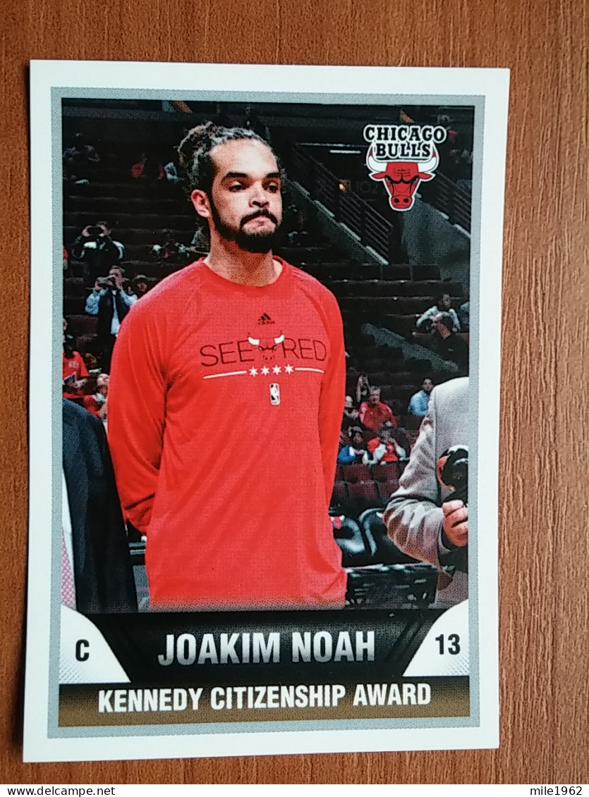 ST 24 - NBA SEASONS 2015-16, Sticker, Autocollant, PANINI, No 454 Joakim Noah Awards 2014-15 - Libros