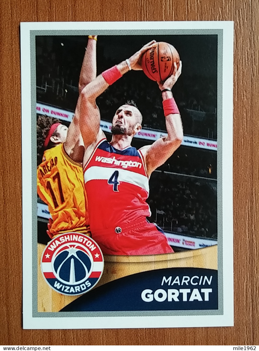 ST 24 - NBA SEASONS 2015-16, Sticker, Autocollant, PANINI, No 198 Marcin Gortat Washington Wizards - Livres