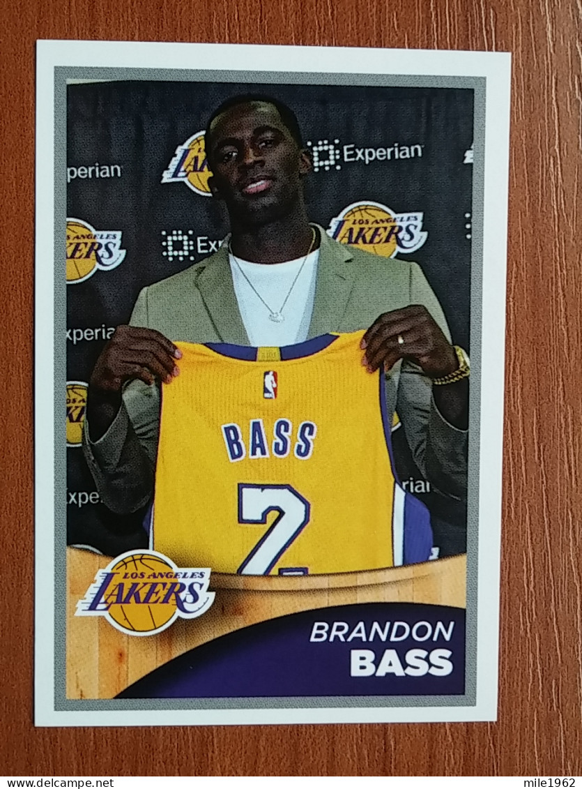 ST 24 - NBA SEASONS 2015-16, Sticker, Autocollant, PANINI, No 371 Brandon Bass Los Angeles Lakers - Books