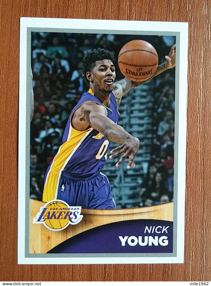 ST 24 - NBA SEASONS 2015-16, Sticker, Autocollant, PANINI, No 372 Nick Young Los Angeles Lakers - Boeken