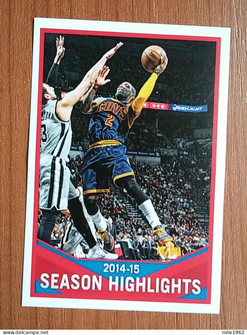 ST 24 - NBA SEASONS 2015-16, Sticker, Autocollant, PANINI, No 6 2014-15 Season Highlights - Livres