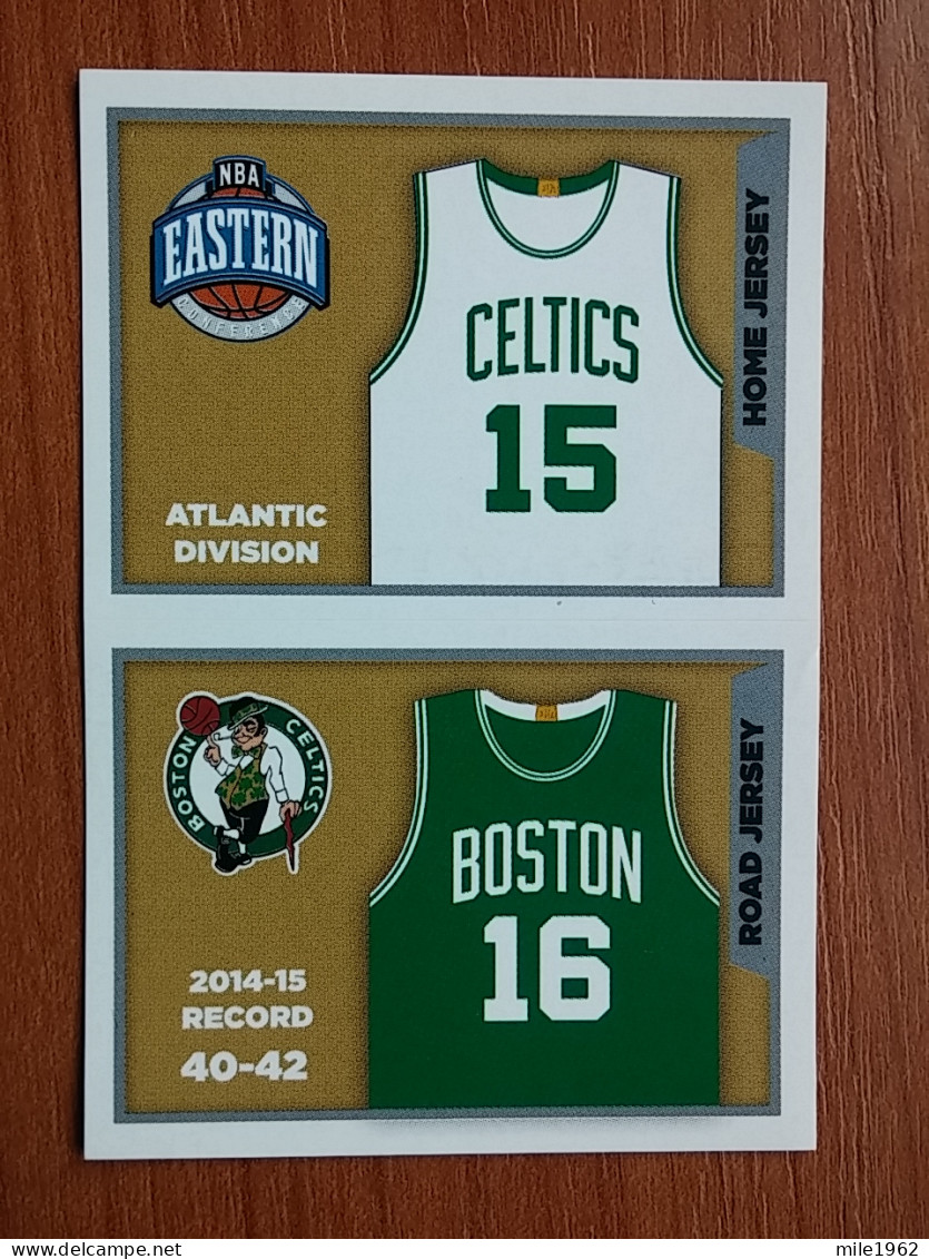 ST 24 - NBA SEASONS 2015-16, Sticker, Autocollant, PANINI, No 14 Home Jersey Boston Celtics - Boeken