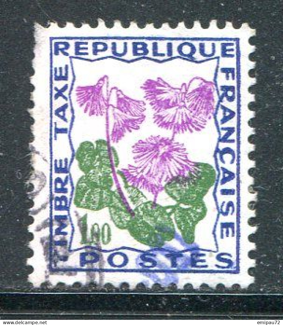 FRANCE- Taxe Y&T N°102- Oblitéré - 1960-.... Afgestempeld