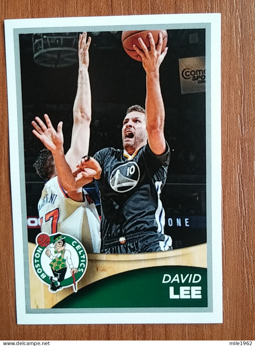 ST 24 - NBA SEASONS 2015-16, Sticker, Autocollant, PANINI, No 21 David Lee Boston Celtics - Libros