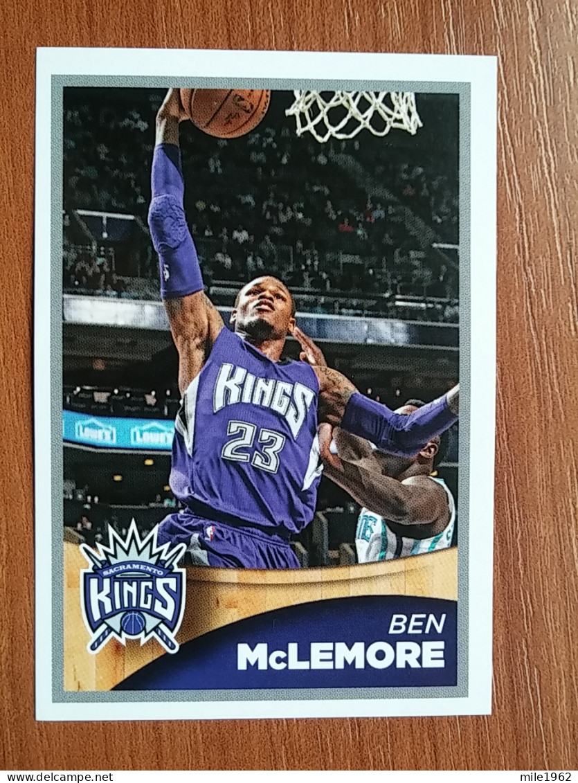 ST 25 - NBA SEASONS 2015-16, Sticker, Autocollant, PANINI, No 396 Ben McLemore Sacramento Kings - Libros