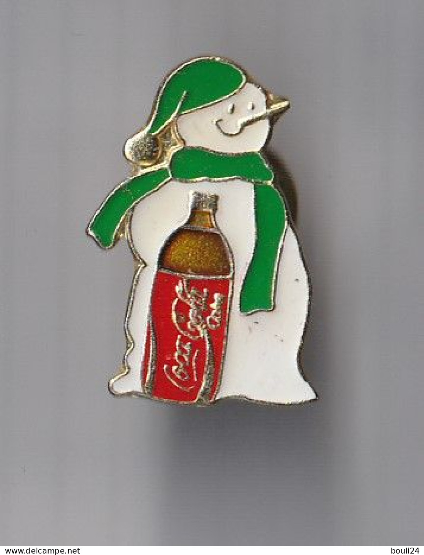 PIN'S   THEME   COCA COLA  BONHOMME DE NEIGE - Coca-Cola