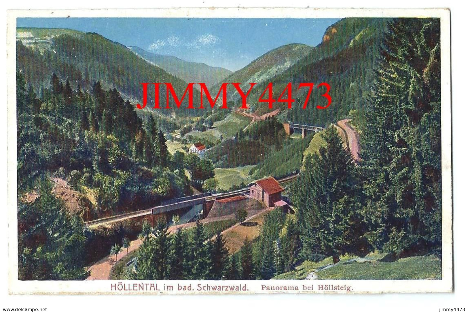 CPA - HÖLLENTAL Im Bad. Schwarzwald Panorama Bade Wurtemberg - Verlag. Emil Hartmann N° 11 - Höllental