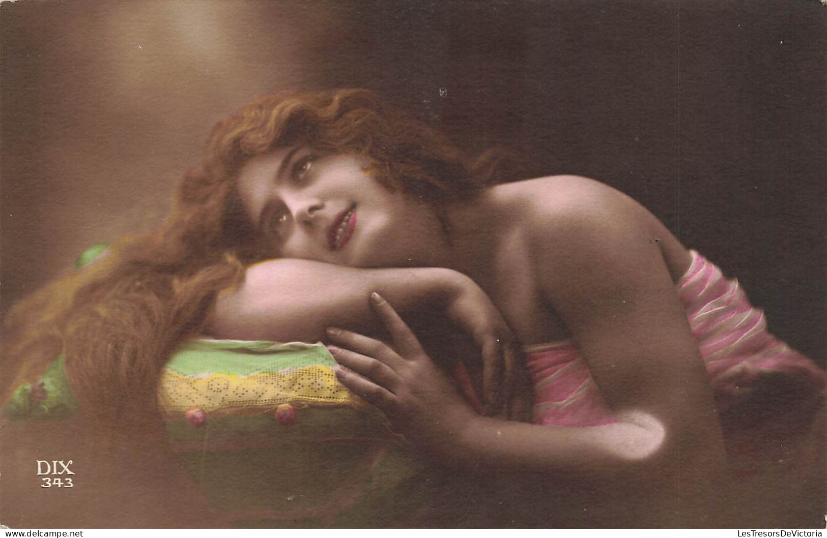 FANTAISIES - Femme - Dix - Portrait D'une Femme - Colorisé - Carte Postale Ancienne - Mujeres