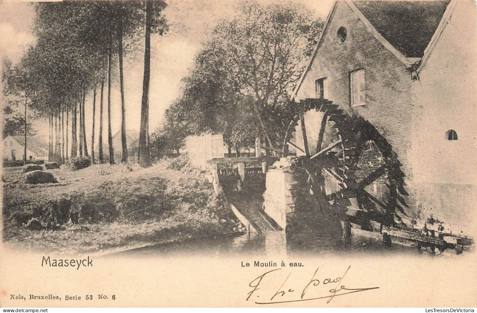 BELGIQUE - Maaseik - Le Moulin à Eau - Carte Postale Ancienne - Maaseik